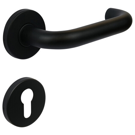 Okov za vrata RICHTER RK.U-FORM (crni)