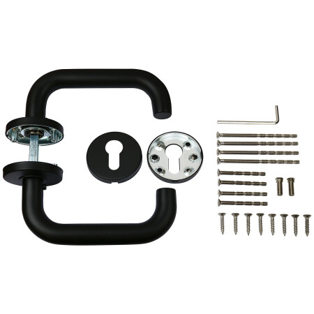 Okov za vrata RICHTER RK.U-FORM (crni)