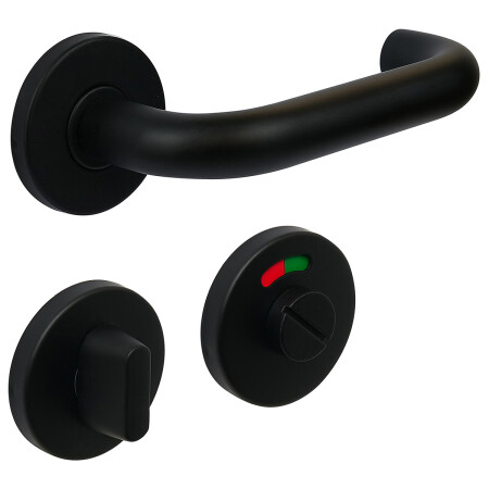 Okov za vrata RICHTER RK.U-FORM (crni)