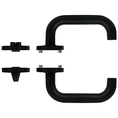 Okov za vrata RICHTER RK.U-FORM (crni)