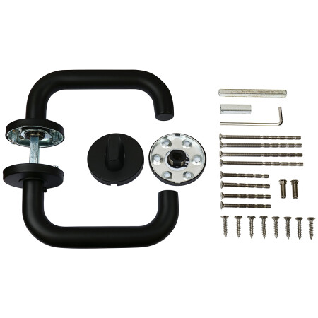 Okov za vrata RICHTER RK.U-FORM (crni)