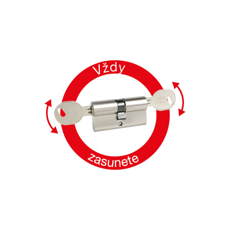 Sigurnosni cilindar s prolaznom spojnicom RICHTER EURO SECURE R3