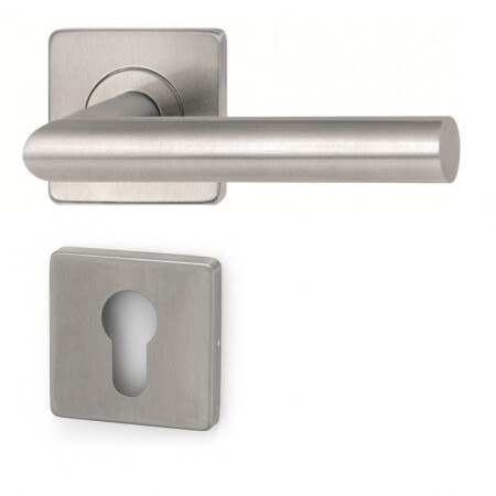 Okov za vrata HOLAR MT 00 s kvadratnom rozetom (nehrđajući čelik)