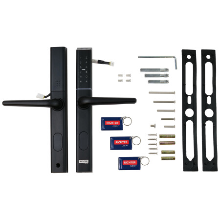 Richter digitalna kvaka za vrata DH.S3B-C.CE (crna)